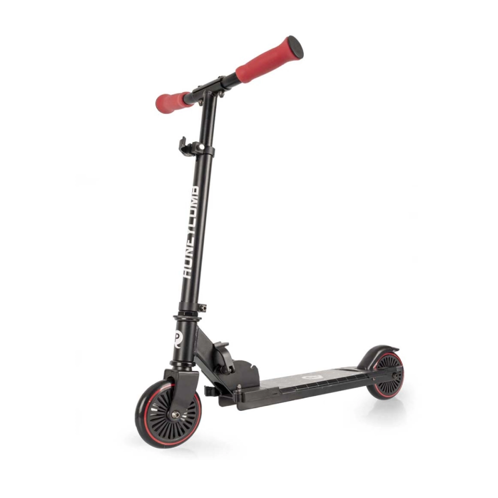 Patinete  Honey Comb Scooter Con Luces Led Rojo