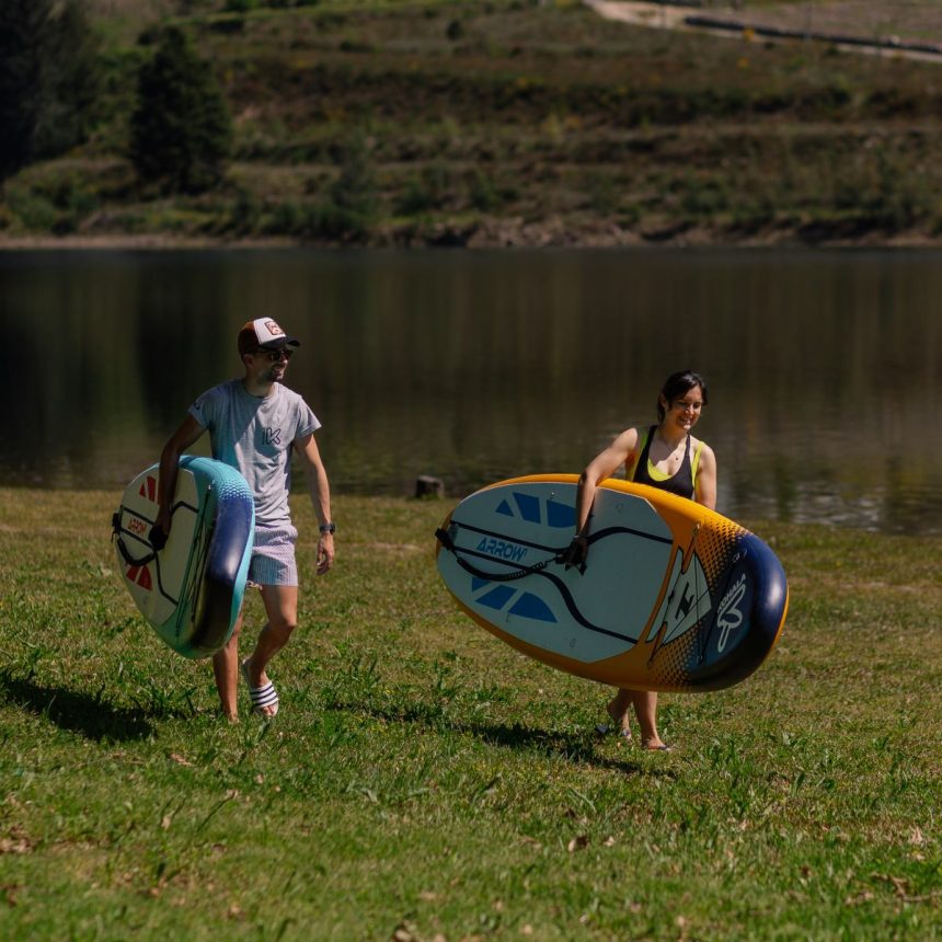 Inflatable Paddle Surf Board with Accessories Kohala Arrow 2 Blue ( 335 x 75 x 15  cm)