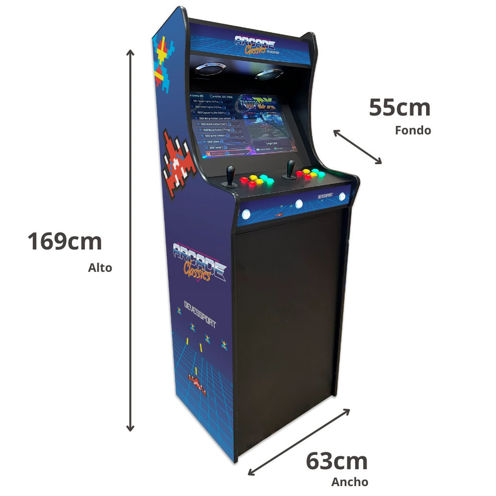 Máquina Recreativa Arcade - Big Arcade Pixels - 5000 Juegos