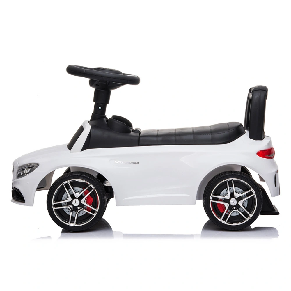 Correpasillos Mercedes AMG C63 coupé blanco para niños - Imagen 2