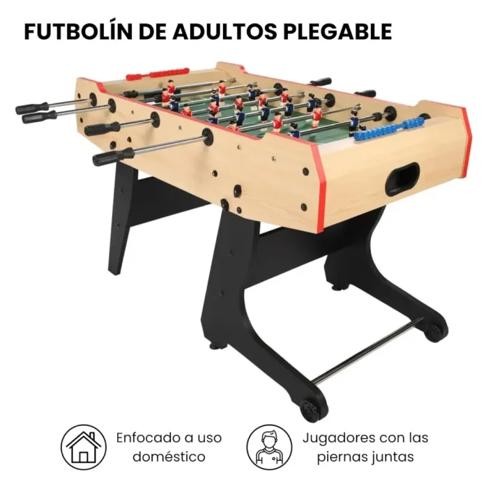 Futbolín Plegable con Ruedas - Imagen 4