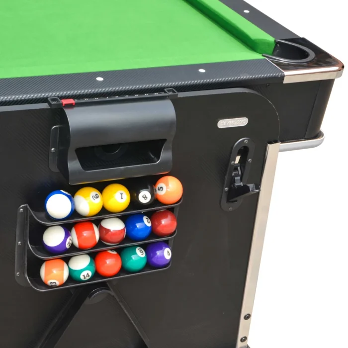 Multijuego giratorio 4 en 1 Olimpus – Tapete Verde (Billar, Air Hockey – Ping-Pong, Mesa comedor) - Imagen 6