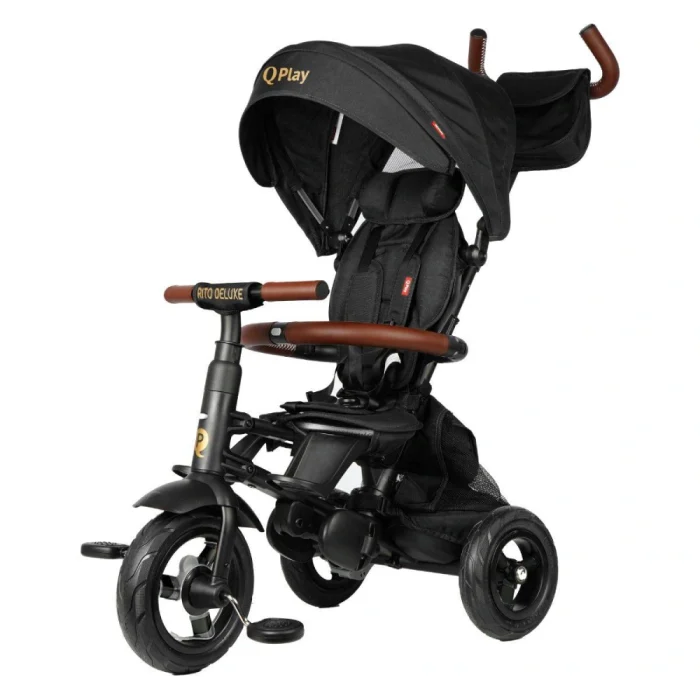 Triciclo Evolutivo Qplay New Rito Star Deluxe Black