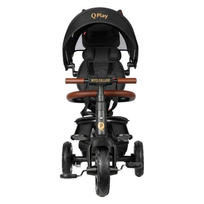 Triciclo Evolutivo Qplay New Rito Star Deluxe Black - Imagen 5