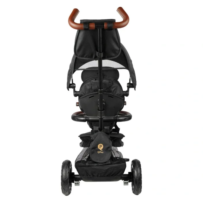 Triciclo Evolutivo Qplay New Rito Star Deluxe Black - Imagen 6