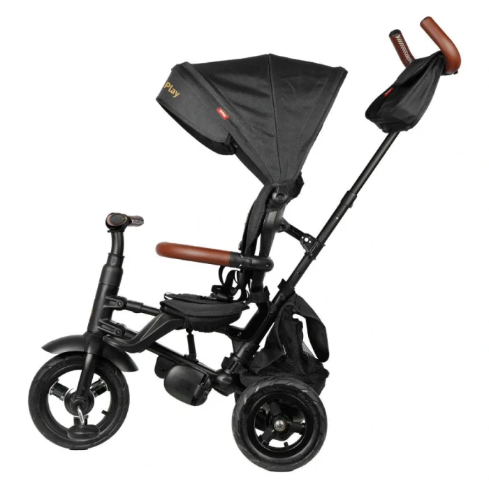 Triciclo Evolutivo Qplay New Rito Star Deluxe Black - Imagen 7