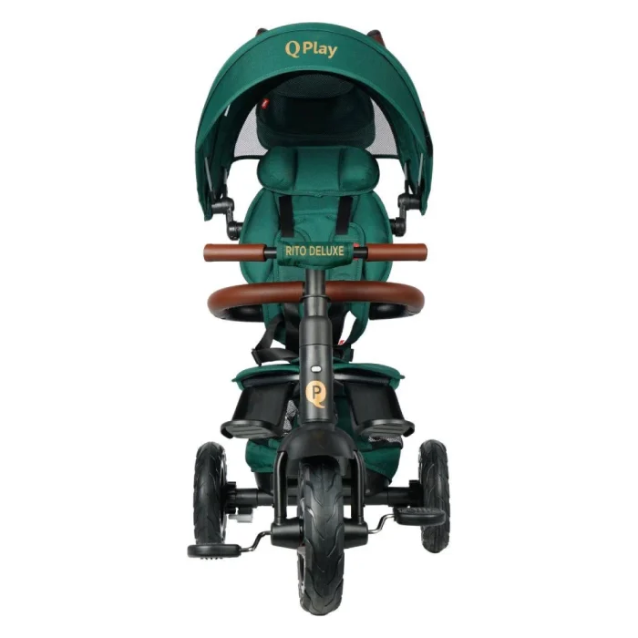 Triciclo Evolutivo Qplay New Rito Star Deluxe Green - Imagen 5