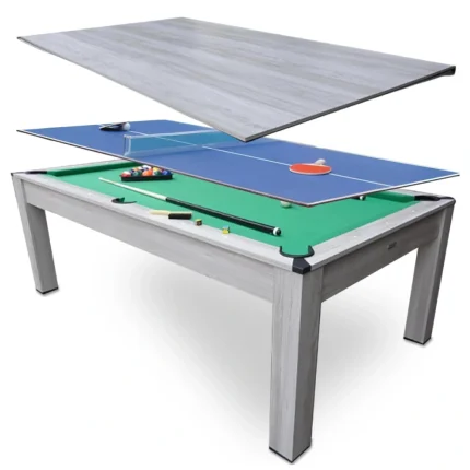 Mesa de Billar 3 en 1 Roble