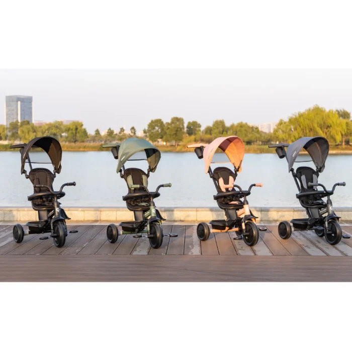 Triciclo Evolutivo Qplay Elite Platinum 6 en 1 Rosa - Imagen 8