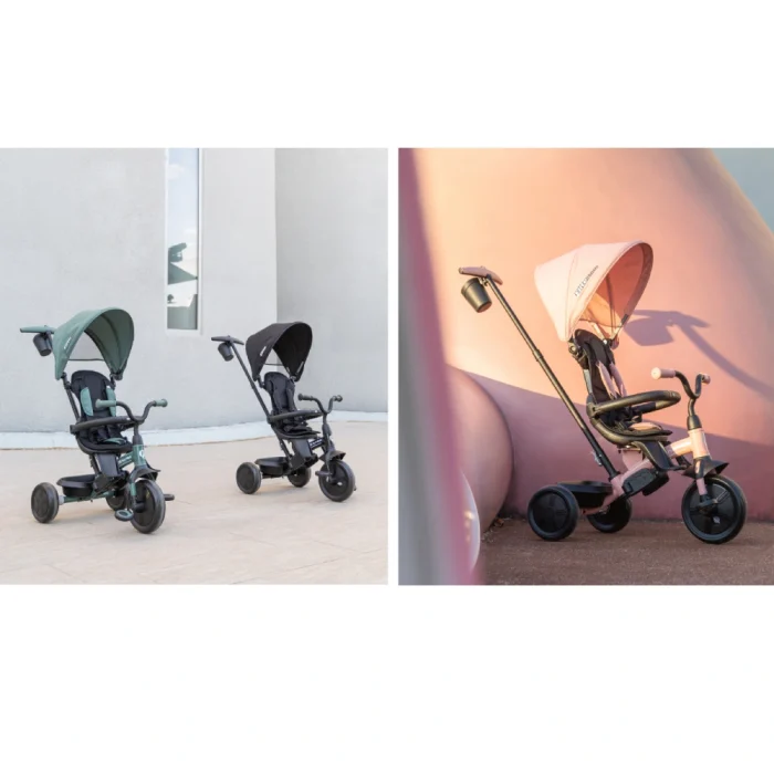 Triciclo Evolutivo Qplay Elite Platinum 6 en 1 Rosa - Imagen 7