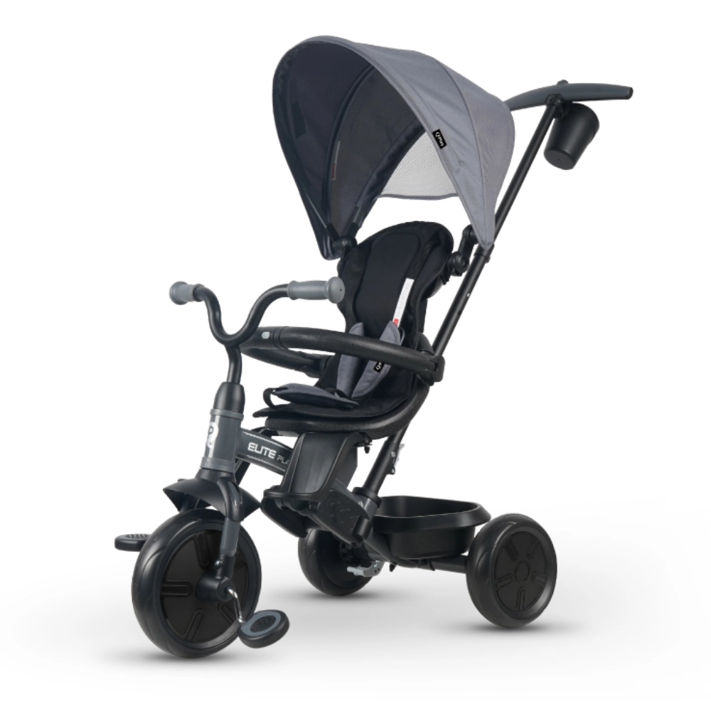 Triciclo Evolutivo Qplay Elite Platinum 6 en 1 Gris