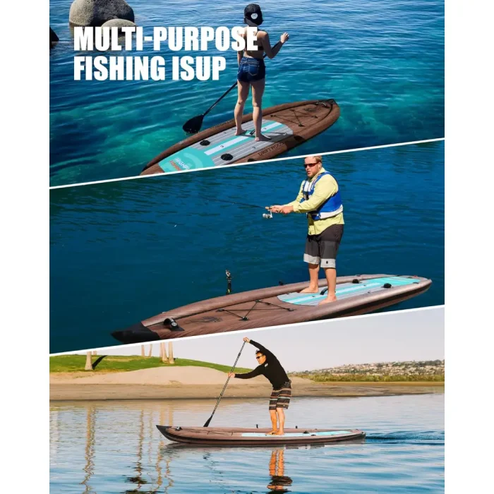 Tabla de Paddle Surf Hinchable Highpi para Pesca - Imagen 7