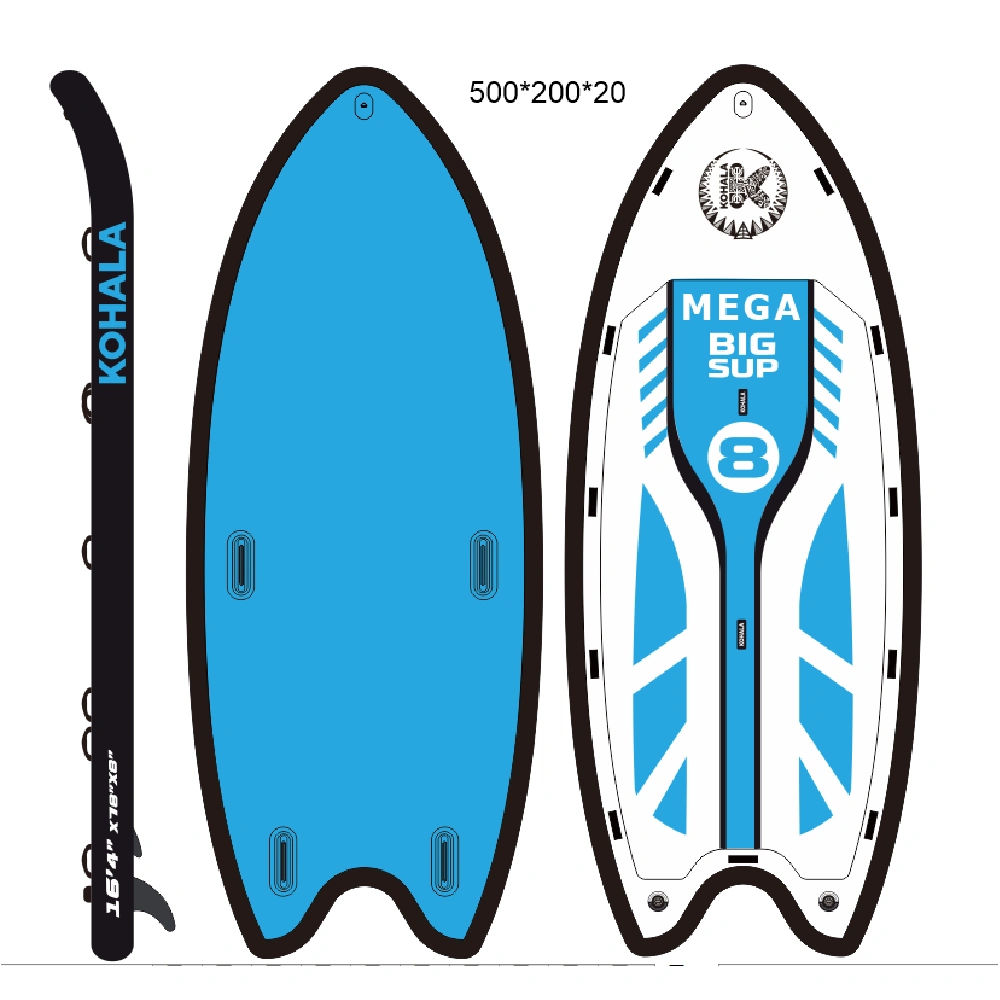 Tabla Paddle Surf Hinchable Mega Big Sup 16" 4 Doble Capa