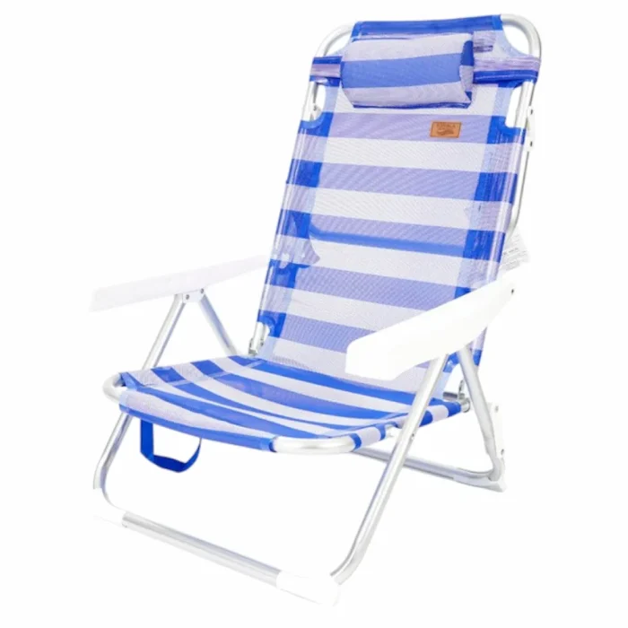 Silla de Playa Plegable Kohala Tubos de Aluminio 22 x 1.0 + Textileno con Asas y Protecciones - Imagen 8