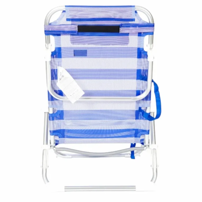 Silla de Playa Plegable Kohala Tubos de Aluminio 22 x 1.0 + Textileno con Asas y Protecciones - Imagen 5