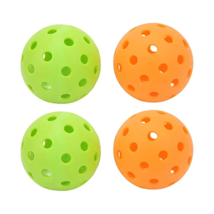 Set 4 Pelotas Pickleball con Bolsa