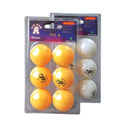 Blister con 6 pelotas de  ping pong