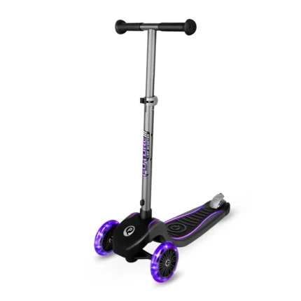 Patinete Future Scooter ECO Morado de Qplay con Luces Led