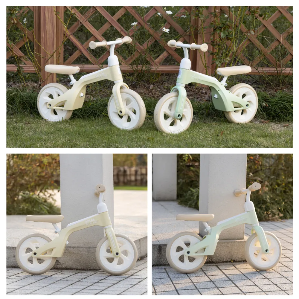 Bicicleta de Equilibrio Tech Balance Bike Qplay 10" Verde - Imagen 3