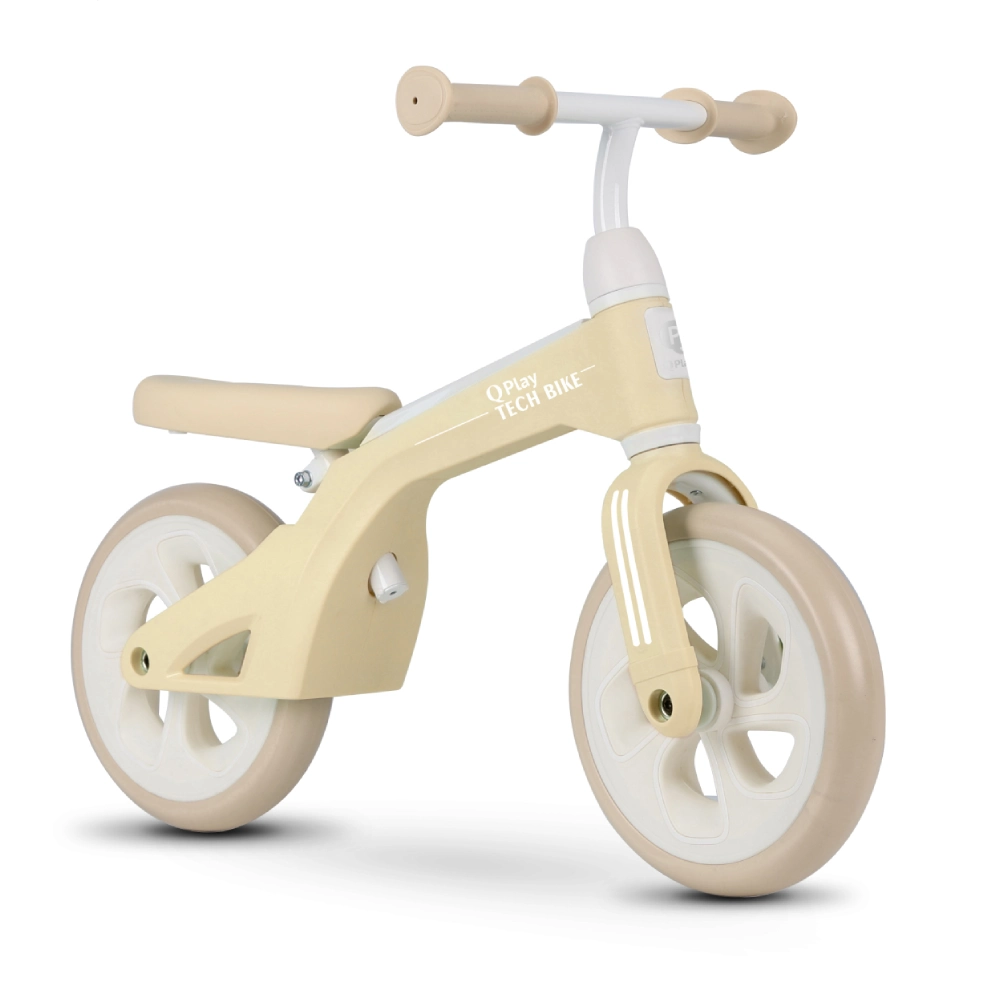 Bicicleta de Equilibrio Tech Balance Bike Qplay 10" Beige
