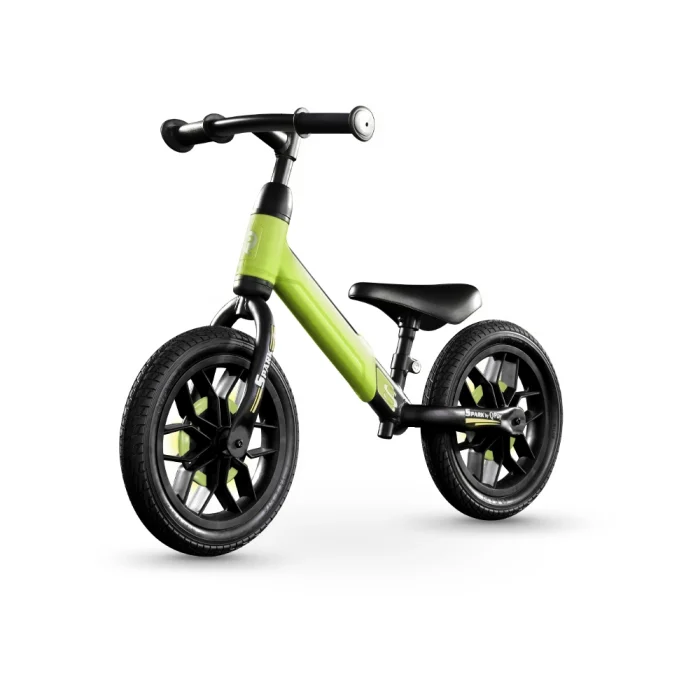 Bicicleta de equilibrio QPlay Spark 12" Verde con Luces Led