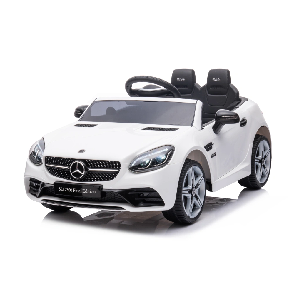 Coche Eléctrico Mercedes SLC 300 12V para Niños de 3-6 Años Blanco