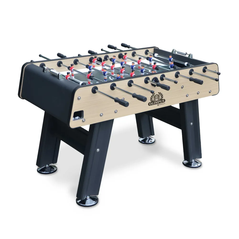 Futbolín 5’ Exterior Pro de Aluminio | Jugadores Piernas Juntas de Metal | Sin Monedero | Uso en Exteriores y Profesional