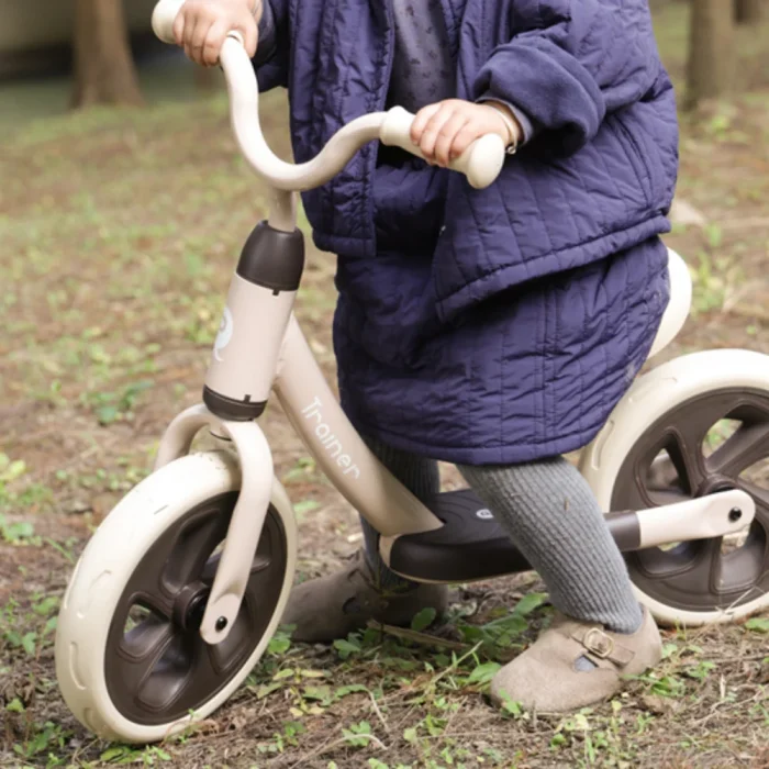 Bicicleta de Equilibrio sin Pedales Q Play Trainer Beige 10" - Imagen 2