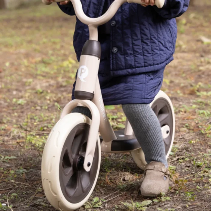 Bicicleta de Equilibrio sin Pedales Q Play Trainer Beige 10" - Imagen 3