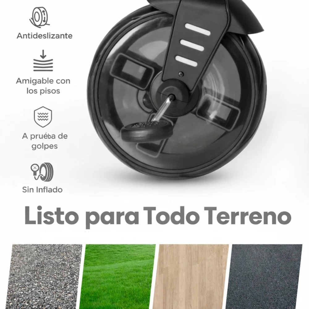 Triciclo Evolutivo Qplay Comfo Max 7 en 1 / 10-72 meses + REGALO de Bolsa para manillar - Imagen 5