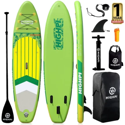Tabla de Paddle Surf Hinchable Highpi  320x78x15cm (10'6"x31"x6") | - Verde