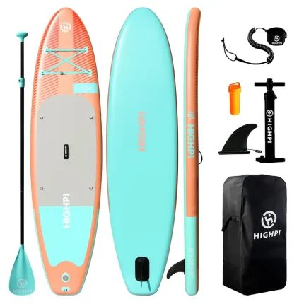 Tabla de Paddle Surf Hinchable Highpi 320x78x15cm (10'6"x31"x6") - Coral
