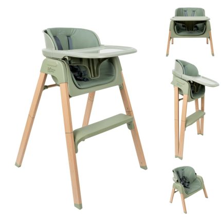 Trona para Bebé 2 en 1 Plegable y Evolutiva (6 a 60 Meses) Kohala Baby - Verde