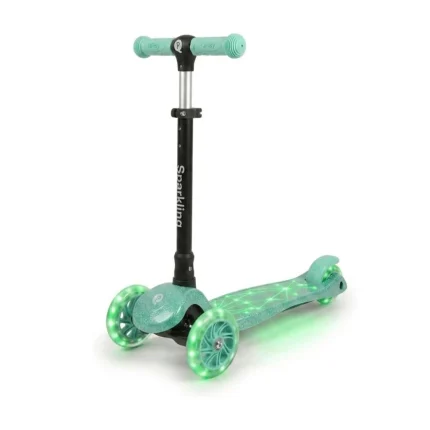 Patinete Infantil Plegable Sparkling Qplay con Ruedas LED Luminosas