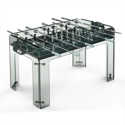 Futbolín de cristal templado